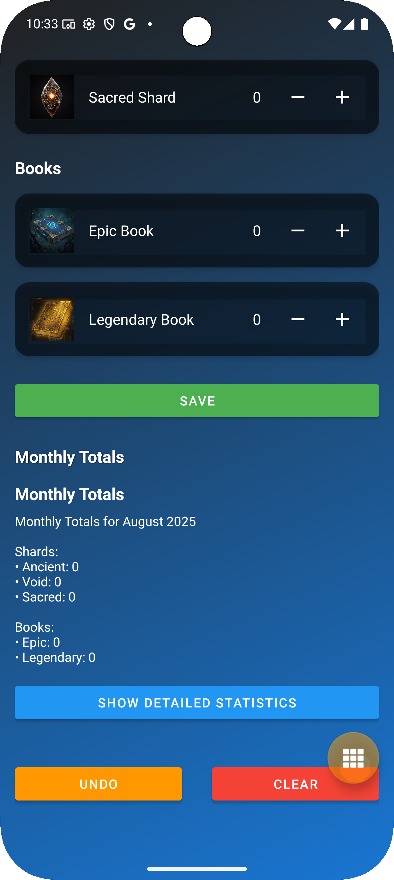 Clan Boss totals